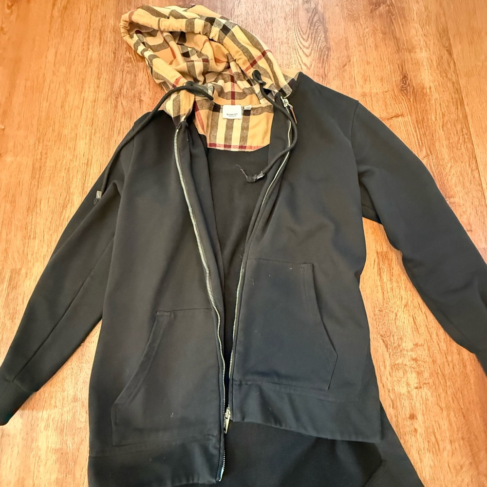 Burberry London Hoodie back panel sz S